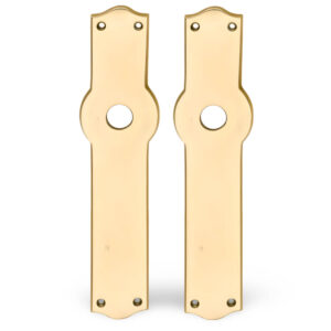 Brass backplate for door handles