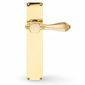 Brass Door Handle, Internal doors, MEDICI on ESKAN 45 Backplate