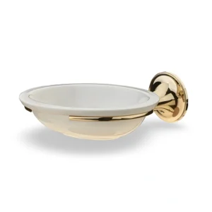 Soap dish, Brass, Wall mounted