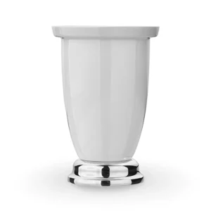 Tumbler holder, Chrome and Ceramics, Free-standing, TB34