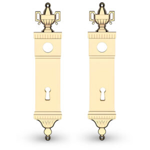brass backplate - Uffici - French Empire
