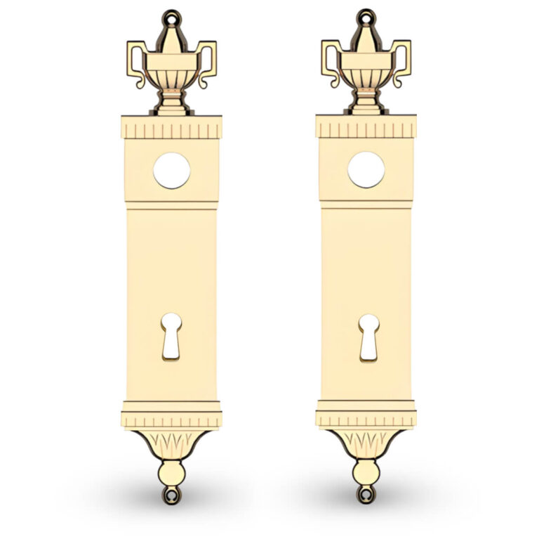 brass backplate - Uffici - French Empire