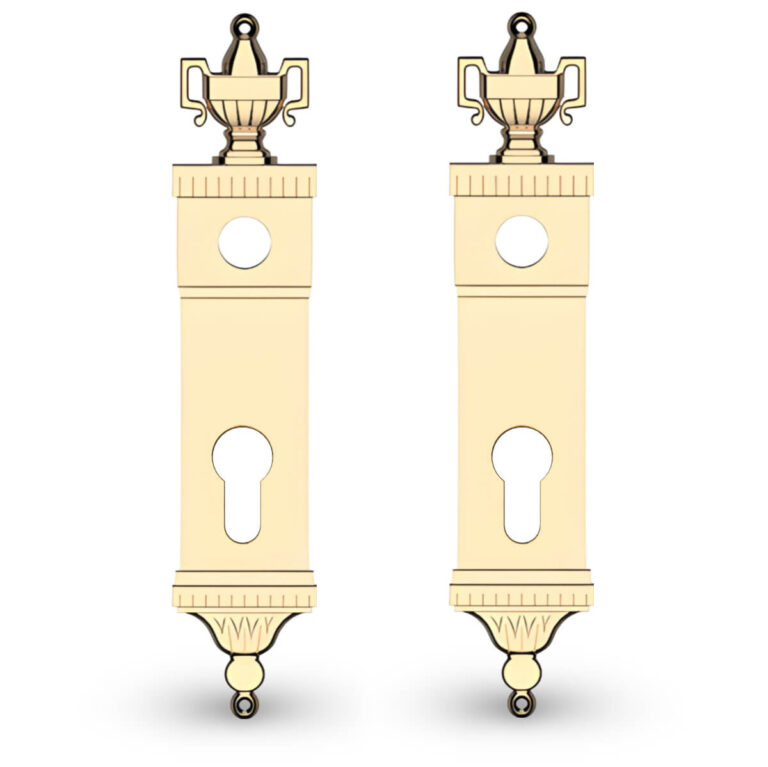 Brass backplate - Uffici - French Empire