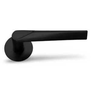 Door Handles, Komé by C.F. Møller Architects, Black PVD Coated stainless steel (AISI 304)