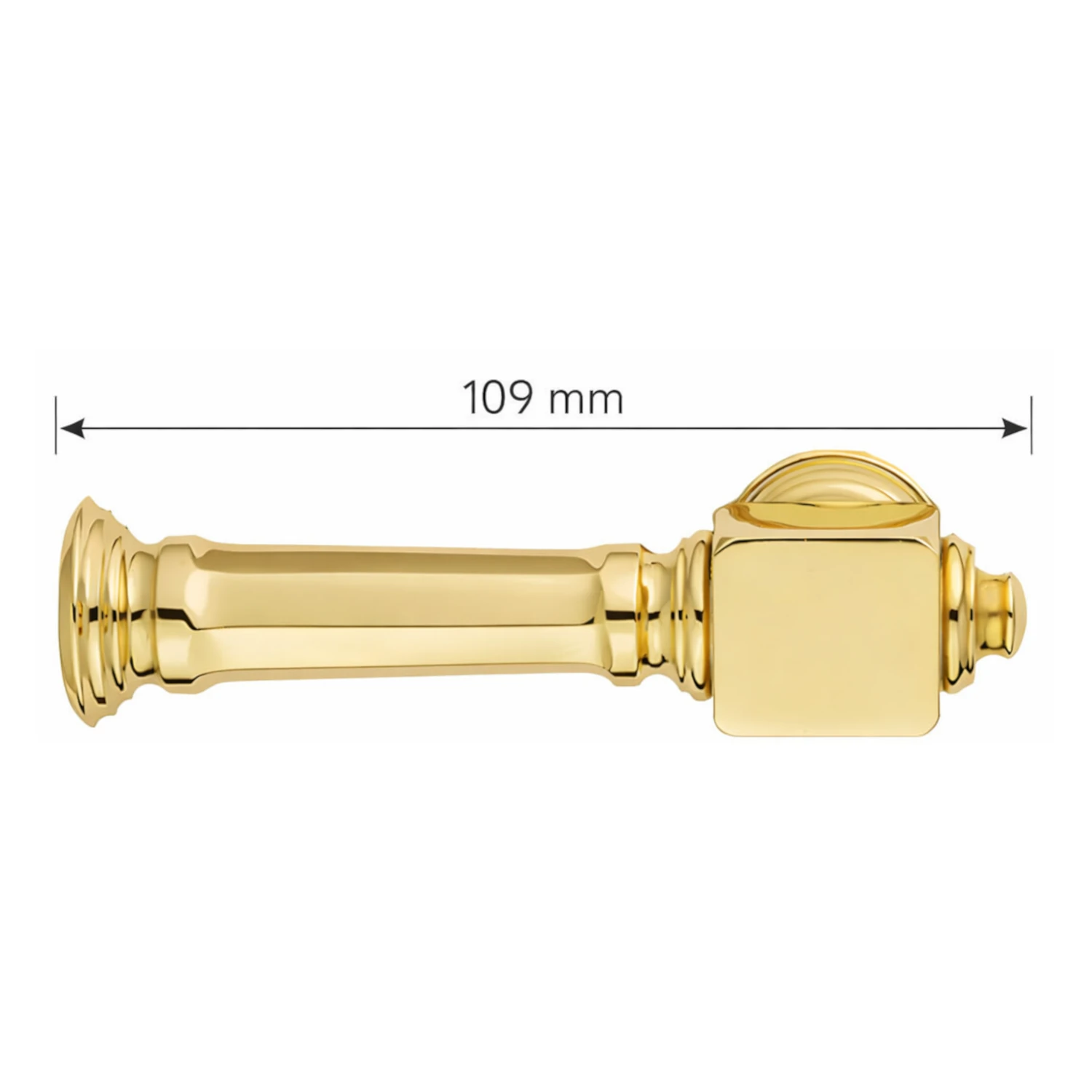Door-handle-NEUMAN-109mm-drawing-world-of-handles NEUMAN door handle drawing