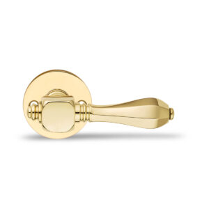 Brass Door Handle, Internal doors, MEDICI on Modern rosette