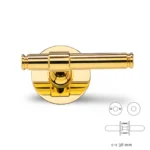Rosettes cc38mm, Hidden screws on one side