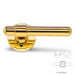 Rosettes cc30mm, Hidden screws on one side