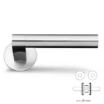 Snap-on-cover cc38mm, hidden screws on both sides