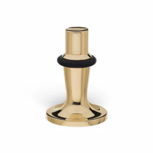 Door stop - Floor - Brass - 65mm