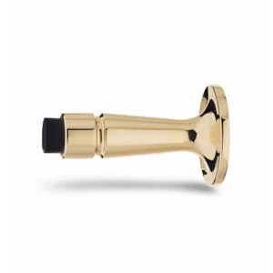 Door stop - Wall - Brass 65mm